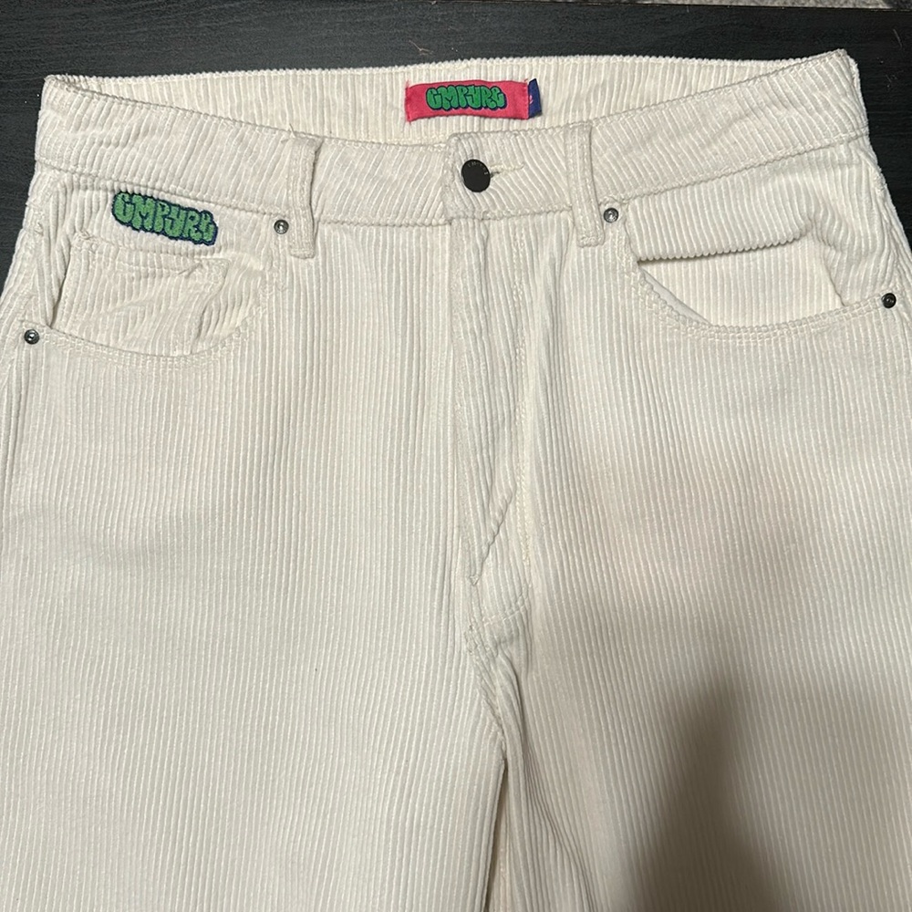 Empyre White Corduroy Pants